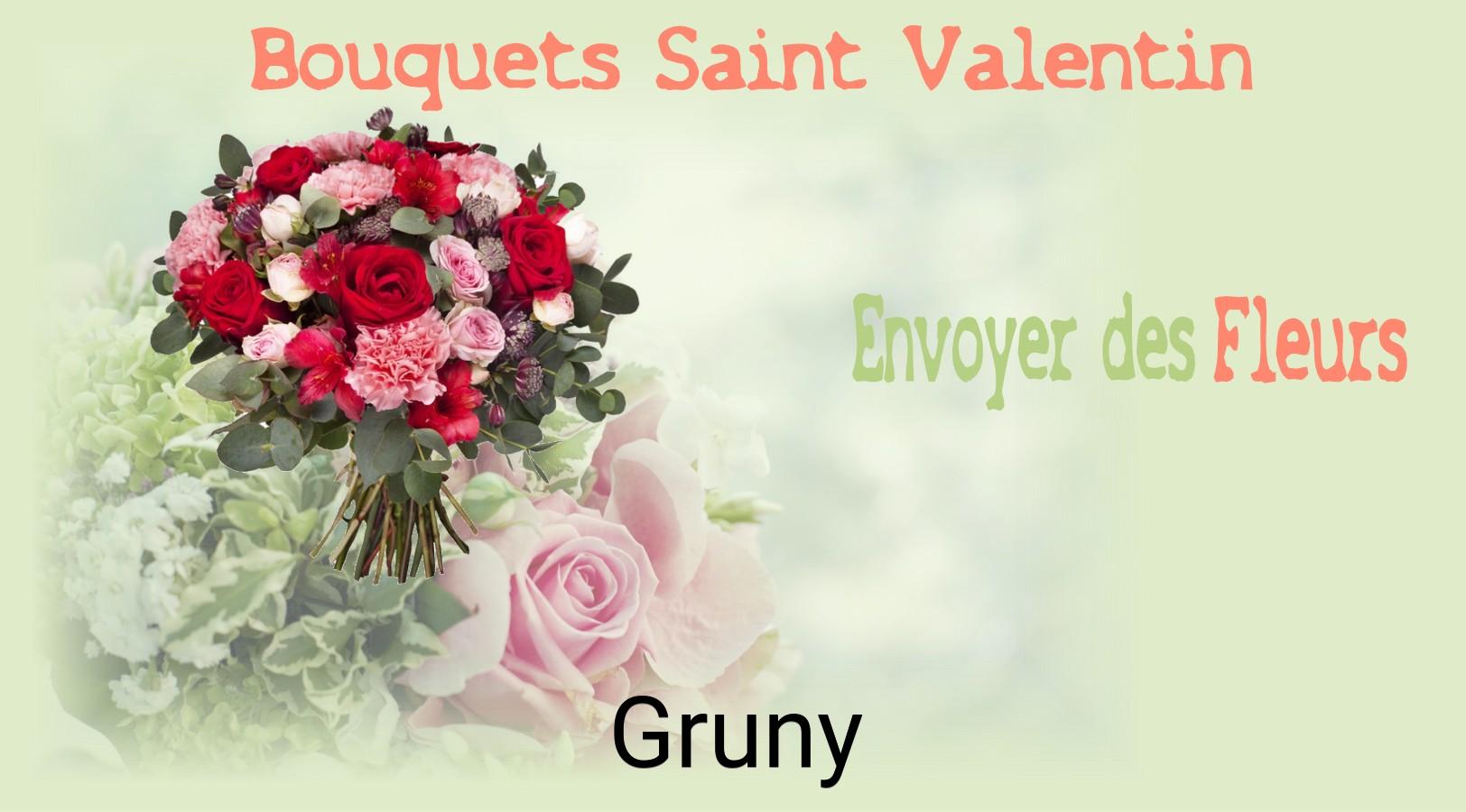 Roses de Saint-Valentin livrées à Gruny